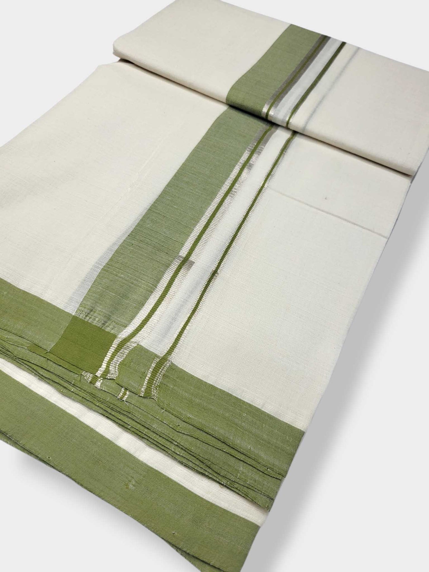 Kerala Balaramapuram Pure Cotton Handloom Mundu/Dhoti