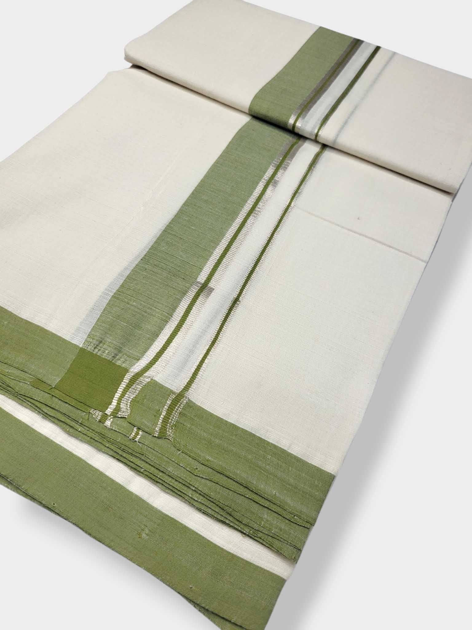 Kerala Balaramapuram Pure Cotton Handloom Mundu/Dhoti