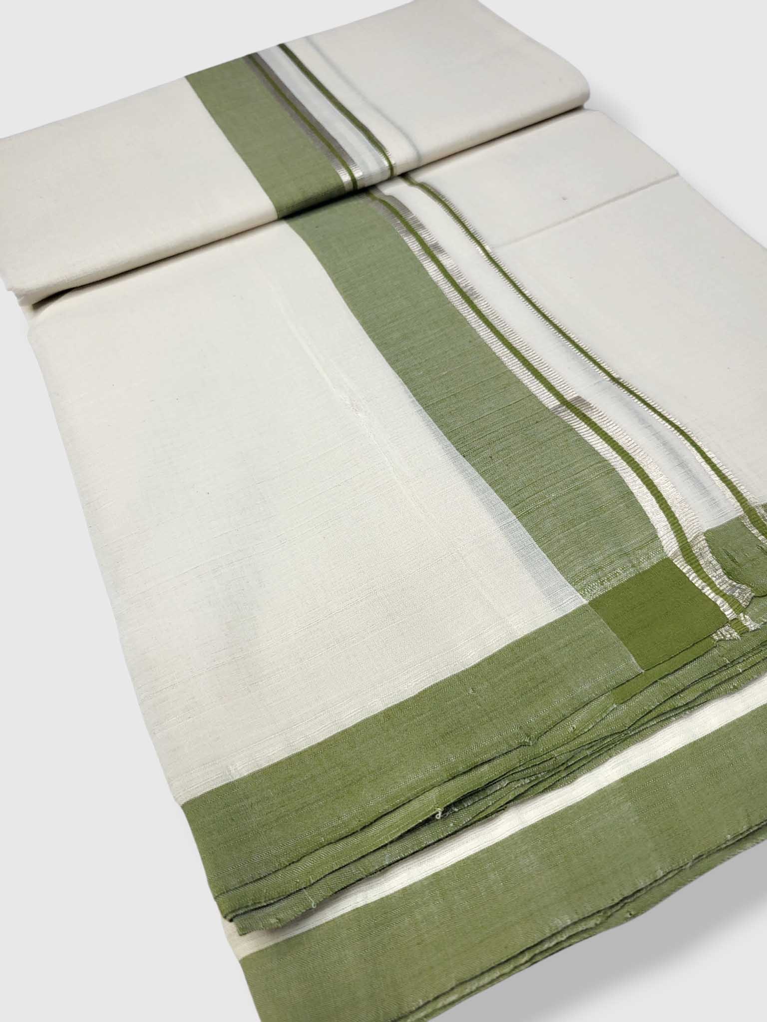 Kerala Balaramapuram Pure Cotton Handloom Mundu/Dhoti