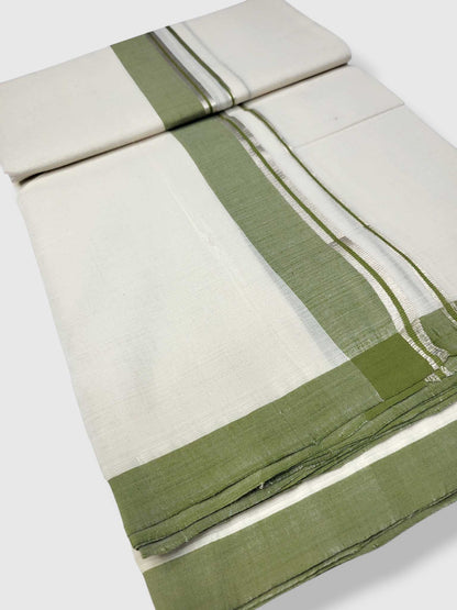 Kerala Balaramapuram Pure Cotton Handloom Mundu/Dhoti