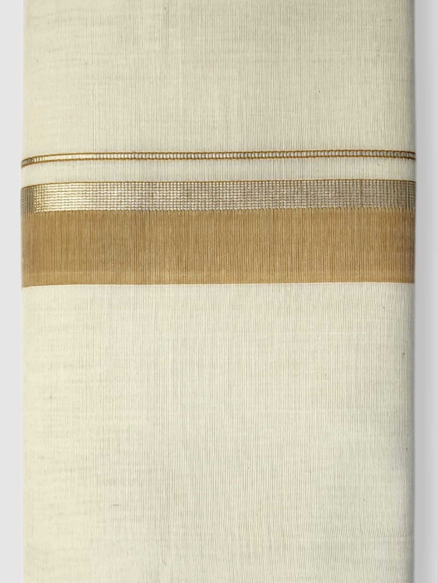 Kerala Balaramapuram Pure Cotton Handloom Mundu/Dhoti