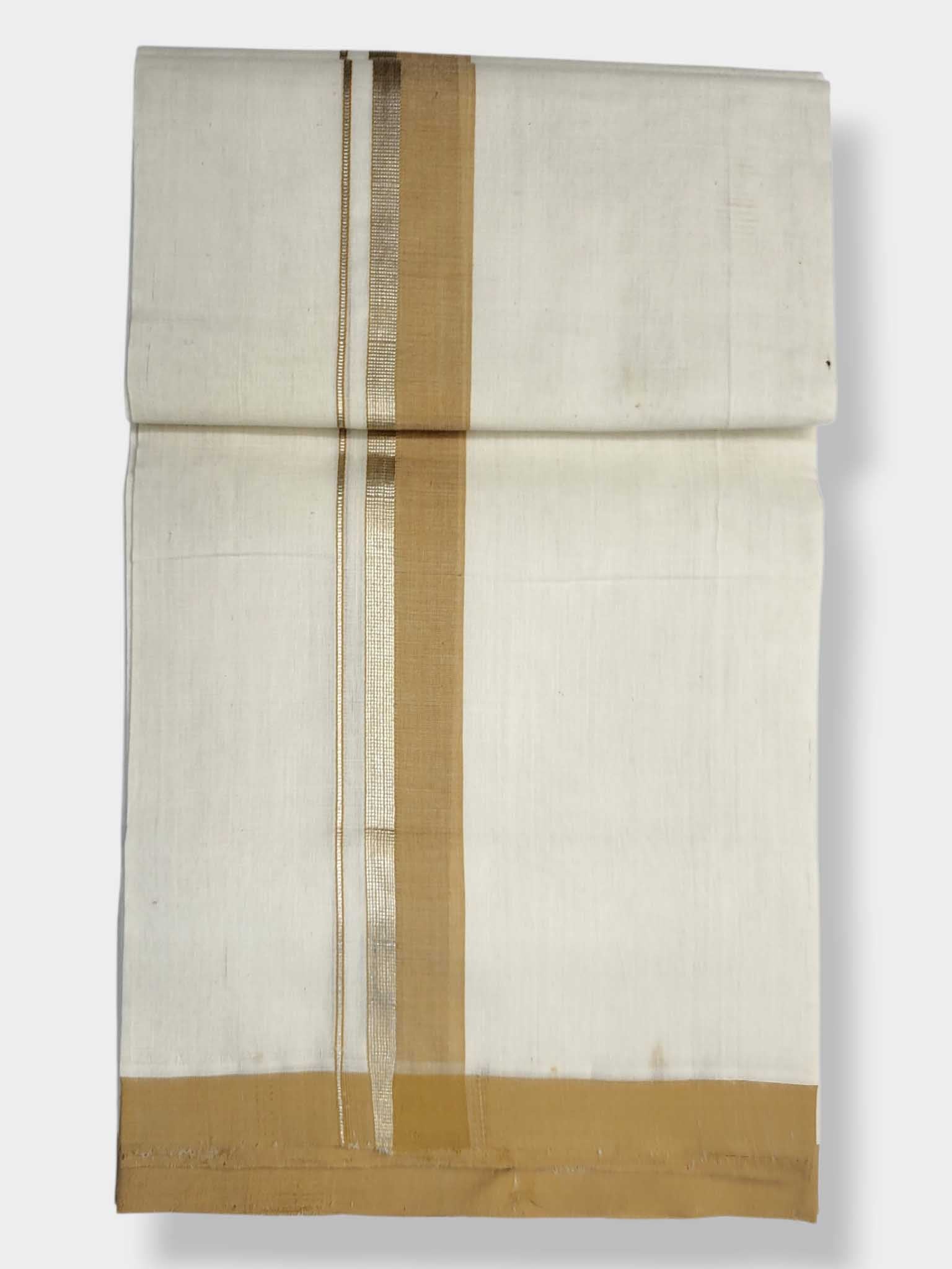 Kerala Balaramapuram Pure Cotton Handloom Mundu/Dhoti