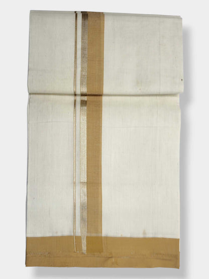 Kerala Balaramapuram Pure Cotton Handloom Mundu/Dhoti