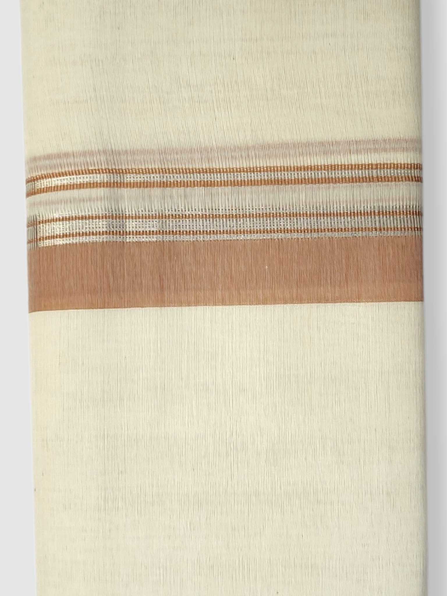 Kerala Balaramapuram Pure Cotton Handloom Mundu/Dhoti