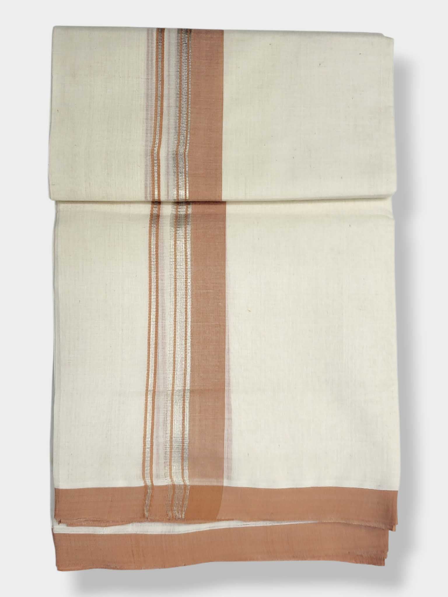 Kerala Balaramapuram Pure Cotton Handloom Mundu/Dhoti
