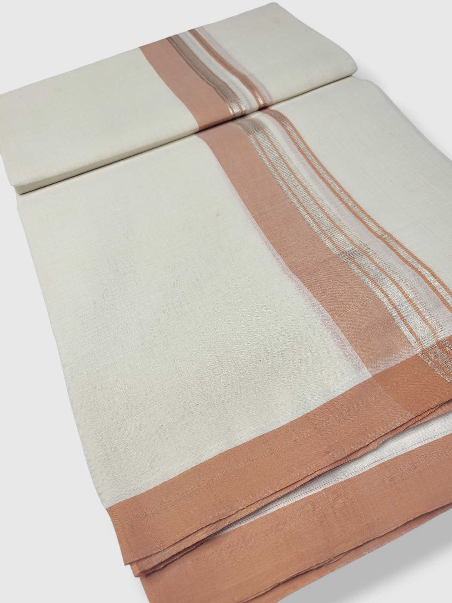 Kerala Balaramapuram Pure Cotton Handloom Mundu/Dhoti