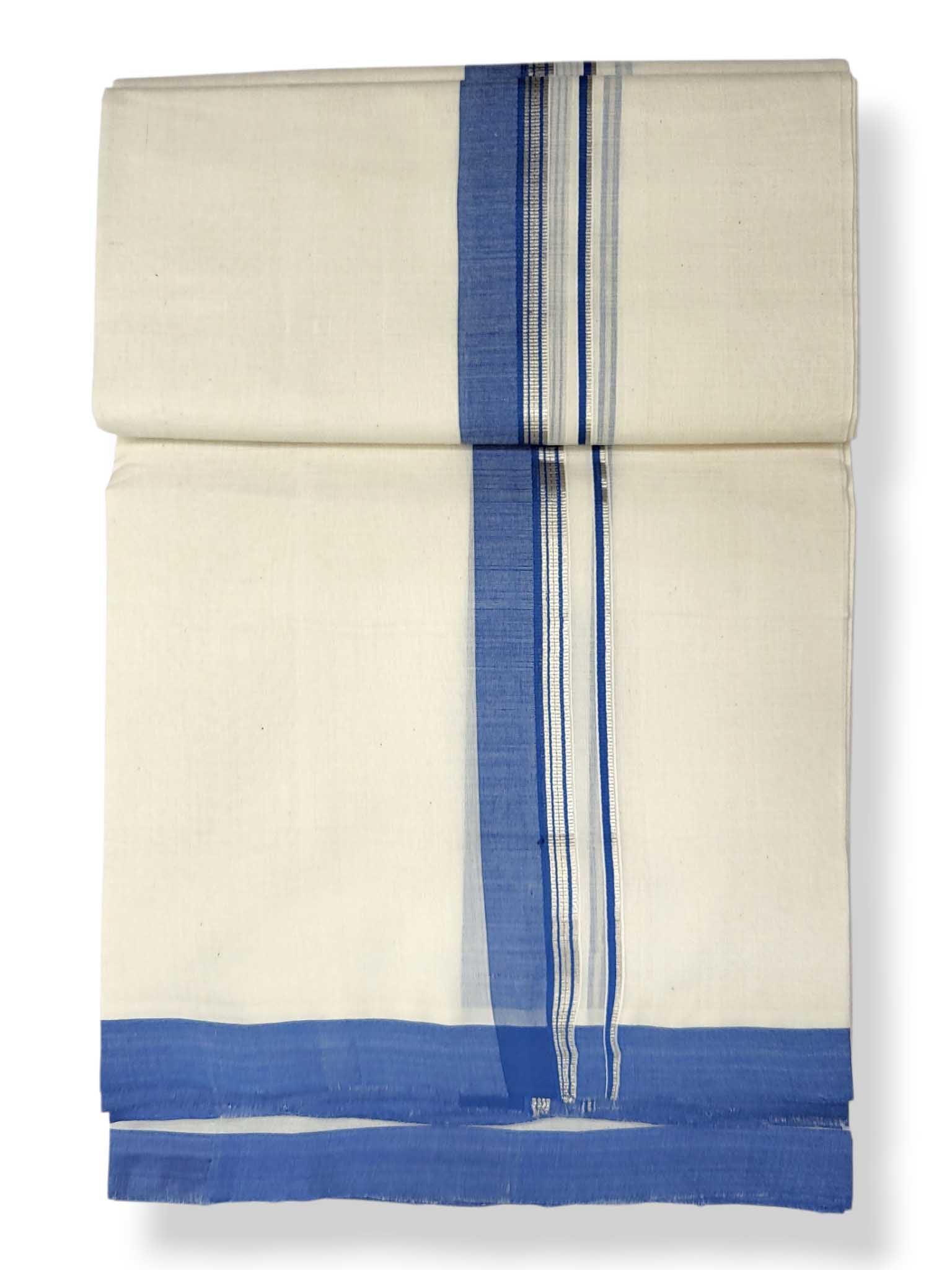 Kerala Balaramapuram Pure Cotton Handloom Mundu/Dhoti