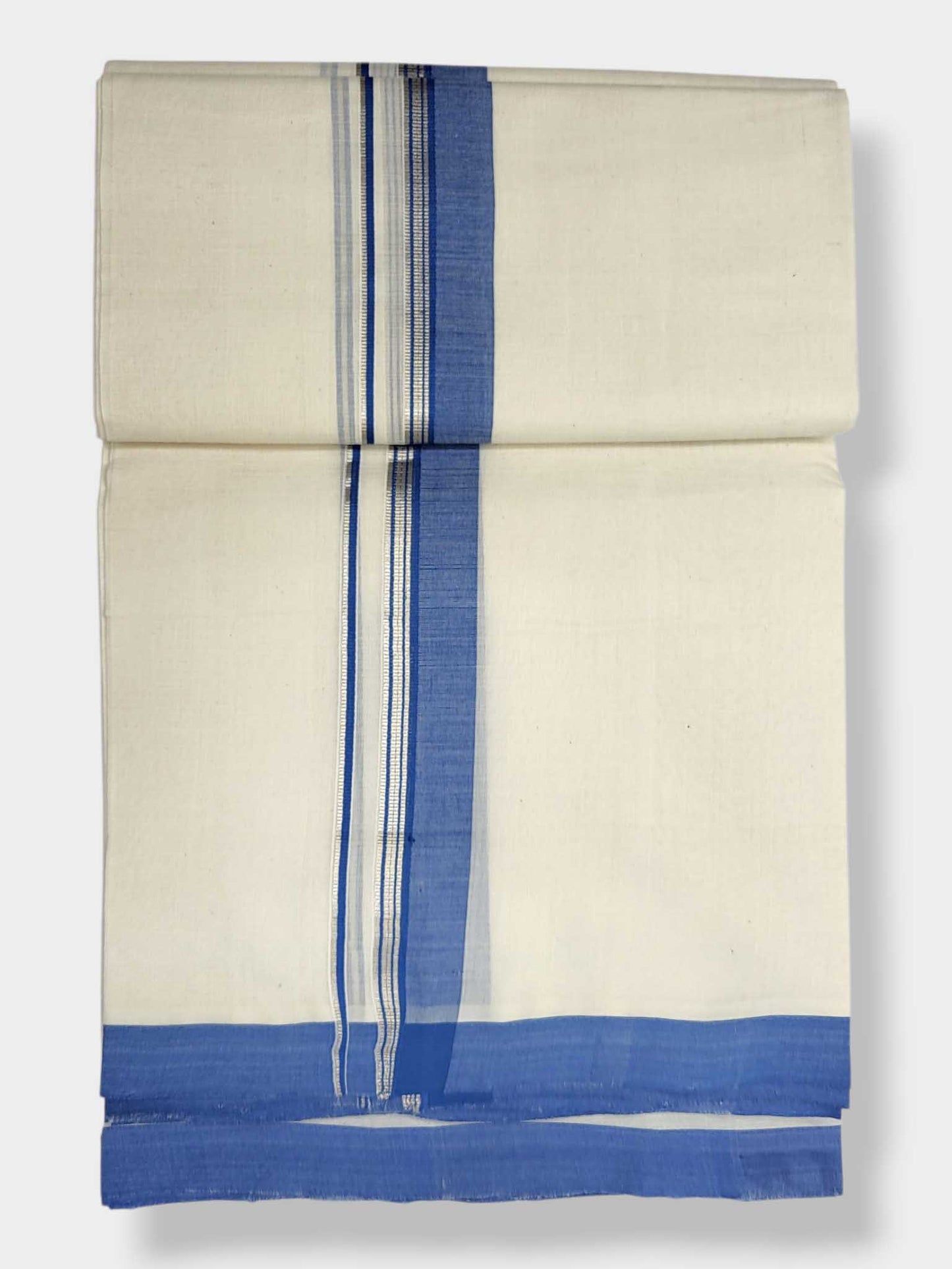 Kerala Balaramapuram Pure Cotton Handloom Mundu/Dhoti