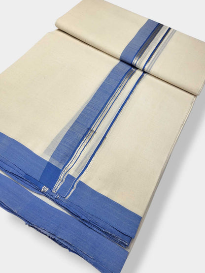 Kerala Balaramapuram Pure Cotton Handloom Mundu/Dhoti