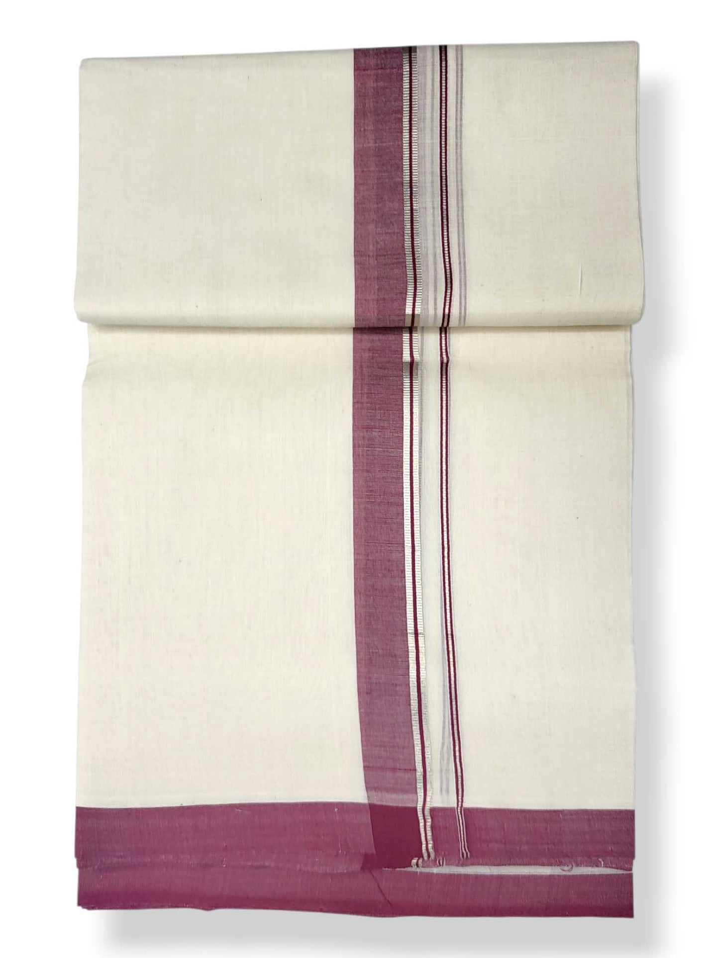 Kerala Balaramapuram Pure Cotton Handloom Mundu/Dhoti