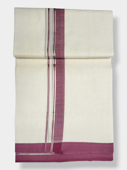Kerala Balaramapuram Pure Cotton Handloom Mundu/Dhoti