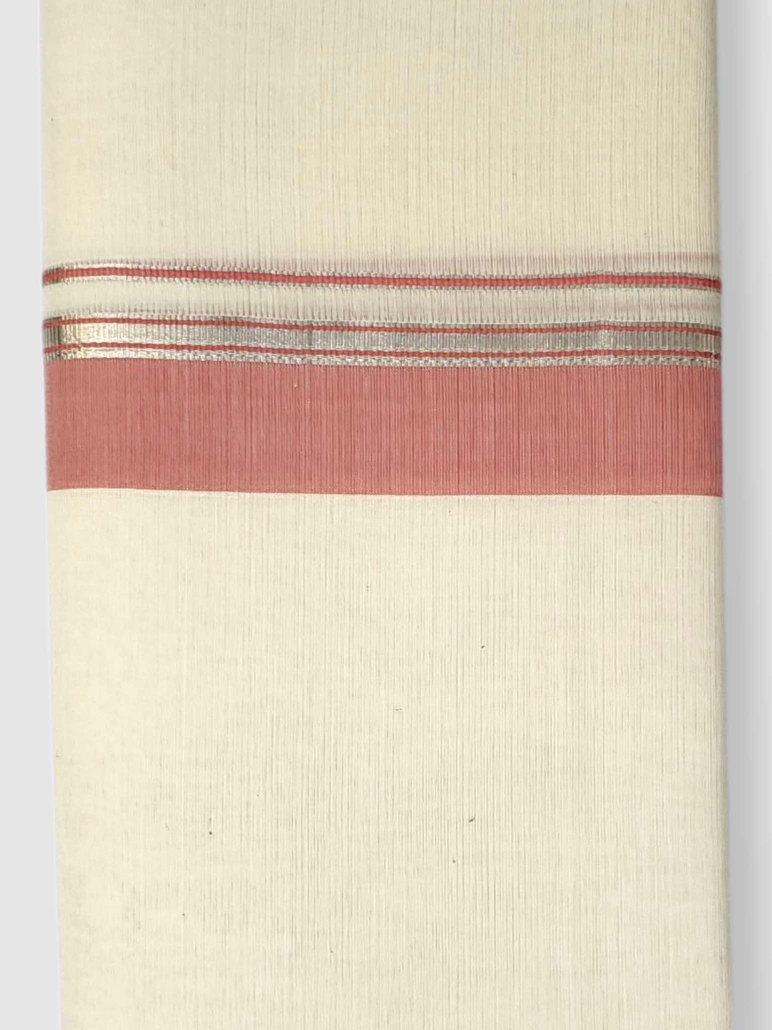 Kerala Balaramapuram Pure Cotton Handloom Mundu/Dhoti