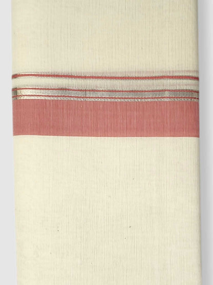 Kerala Balaramapuram Pure Cotton Handloom Mundu/Dhoti