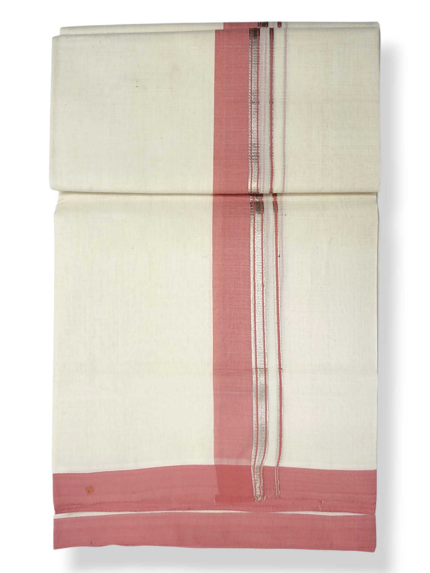 Kerala Balaramapuram Pure Cotton Handloom Mundu/Dhoti
