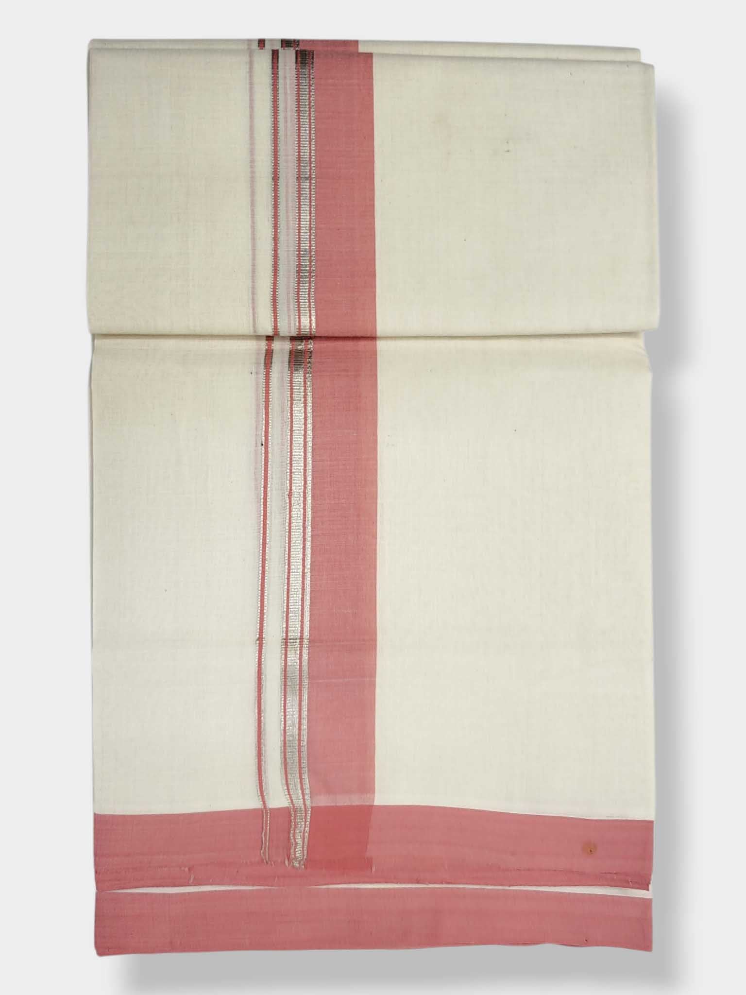 Kerala Balaramapuram Pure Cotton Handloom Mundu/Dhoti