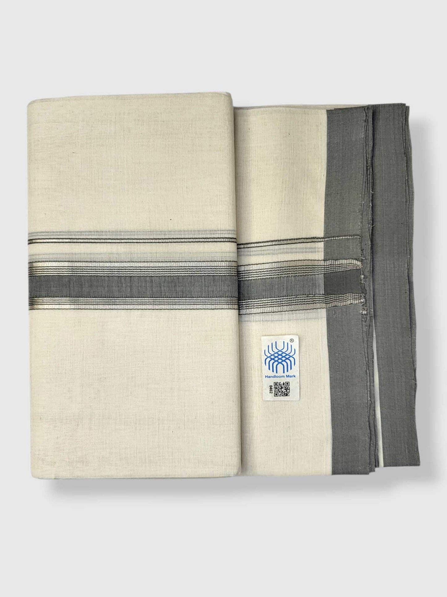 Kerala Balaramapuram Pure Cotton Handloom Mundu/Dhoti