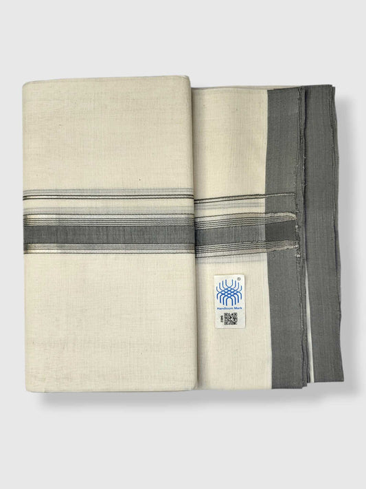 Kerala Balaramapuram Pure Cotton Handloom Mundu/Dhoti