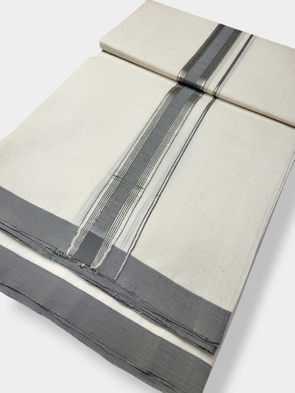 Kerala Balaramapuram Pure Cotton Handloom Mundu/Dhoti