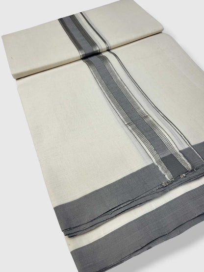 Kerala Balaramapuram Pure Cotton Handloom Mundu/Dhoti