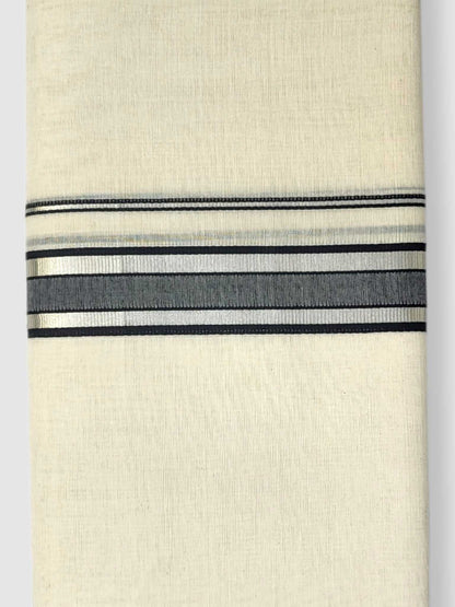 Kerala Balaramapuram Pure Cotton Handloom Mundu/Dhoti