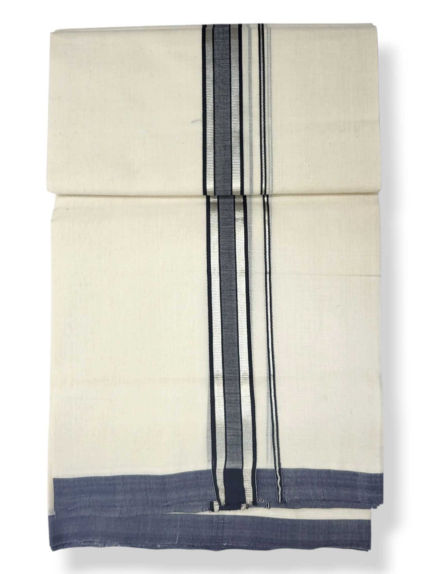 Kerala Balaramapuram Pure Cotton Handloom Mundu/Dhoti