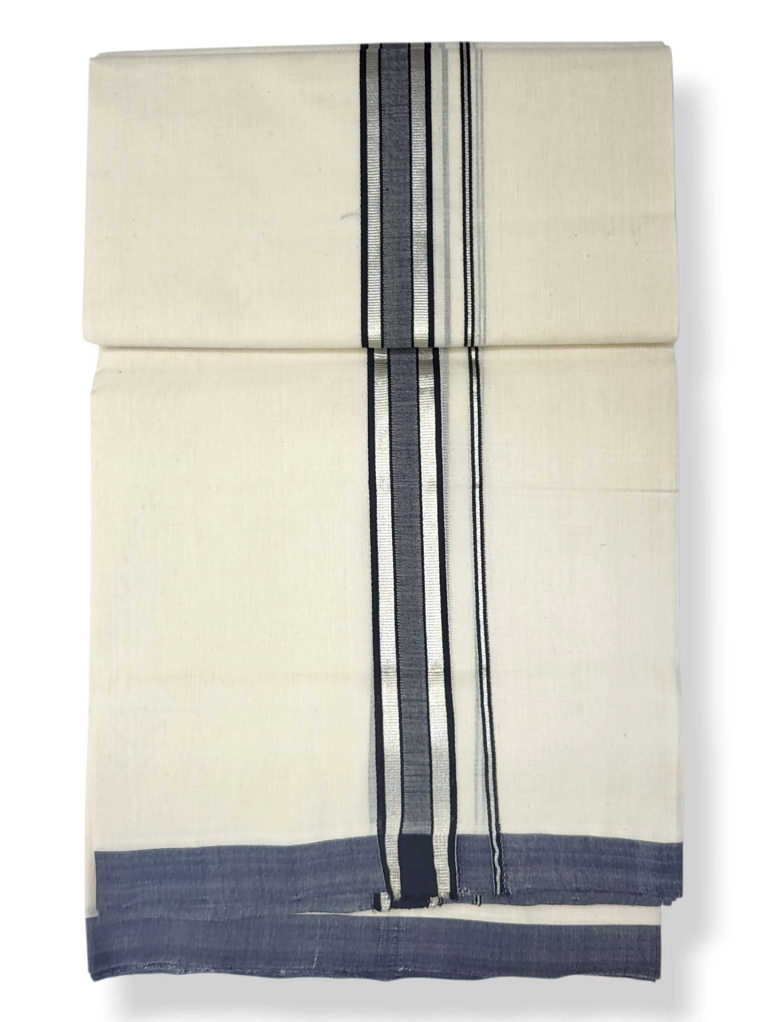 Kerala Balaramapuram Pure Cotton Handloom Mundu/Dhoti