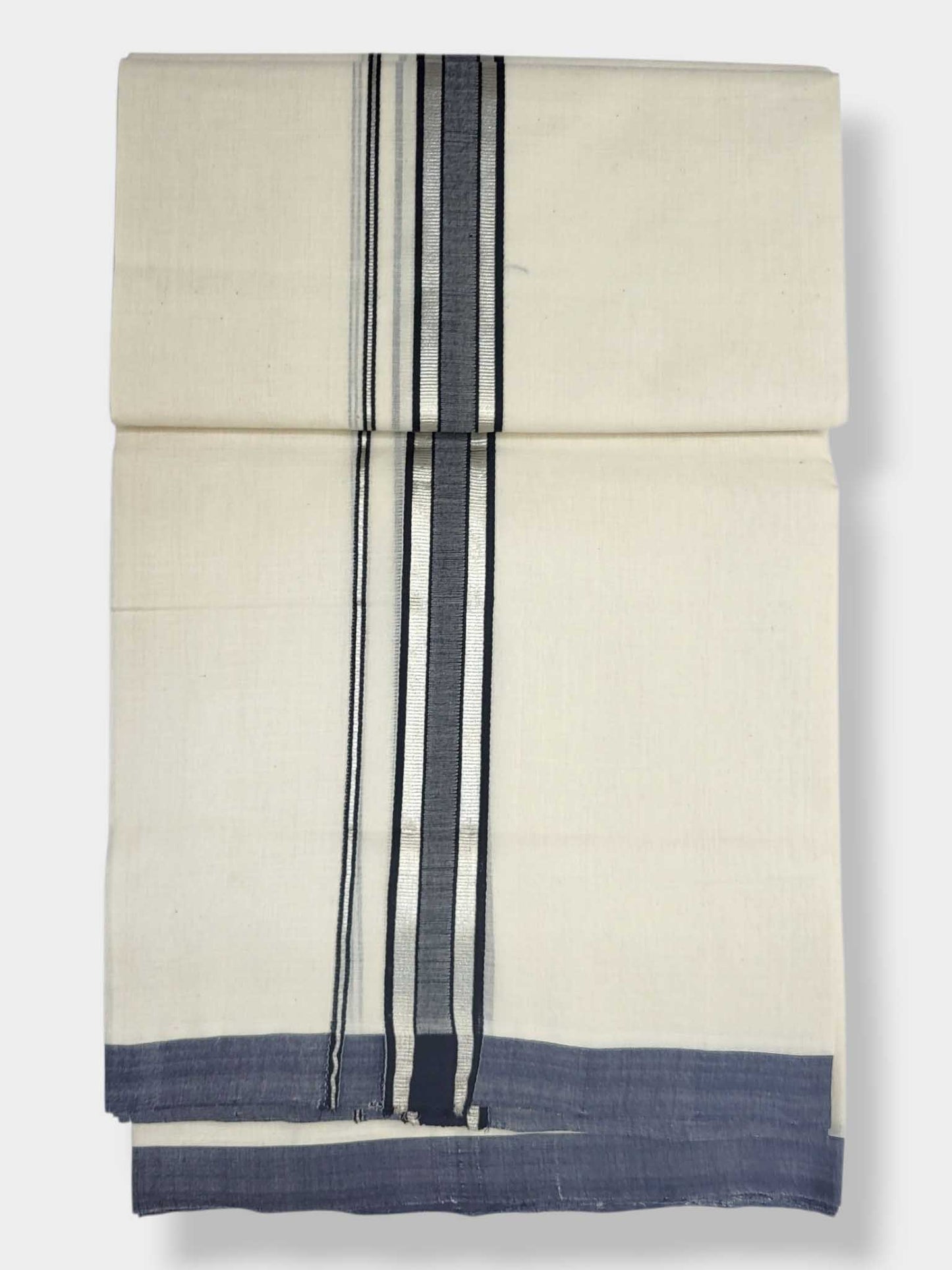Kerala Balaramapuram Pure Cotton Handloom Mundu/Dhoti