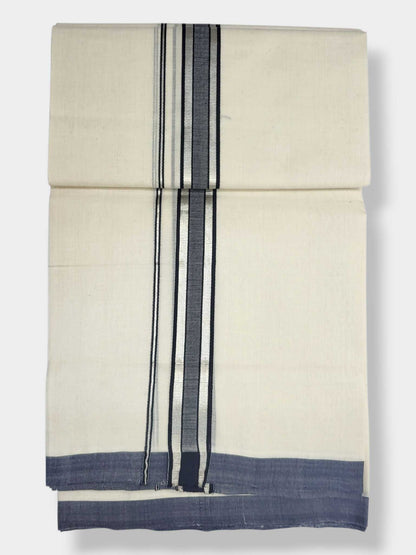 Kerala Balaramapuram Pure Cotton Handloom Mundu/Dhoti