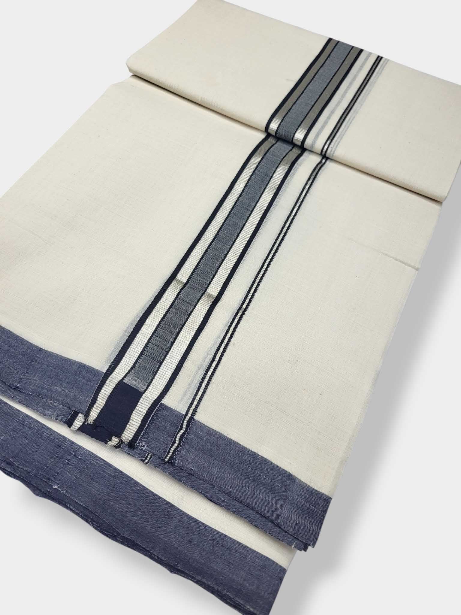 Kerala Balaramapuram Pure Cotton Handloom Mundu/Dhoti