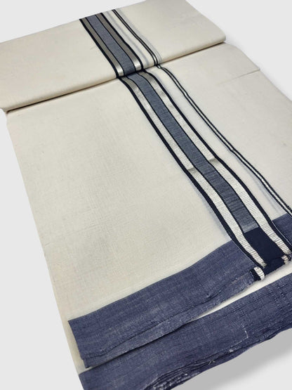 Kerala Balaramapuram Pure Cotton Handloom Mundu/Dhoti