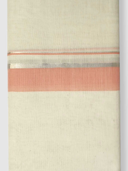 Kerala Balaramapuram Pure Cotton Handloom Mundu/Dhoti
