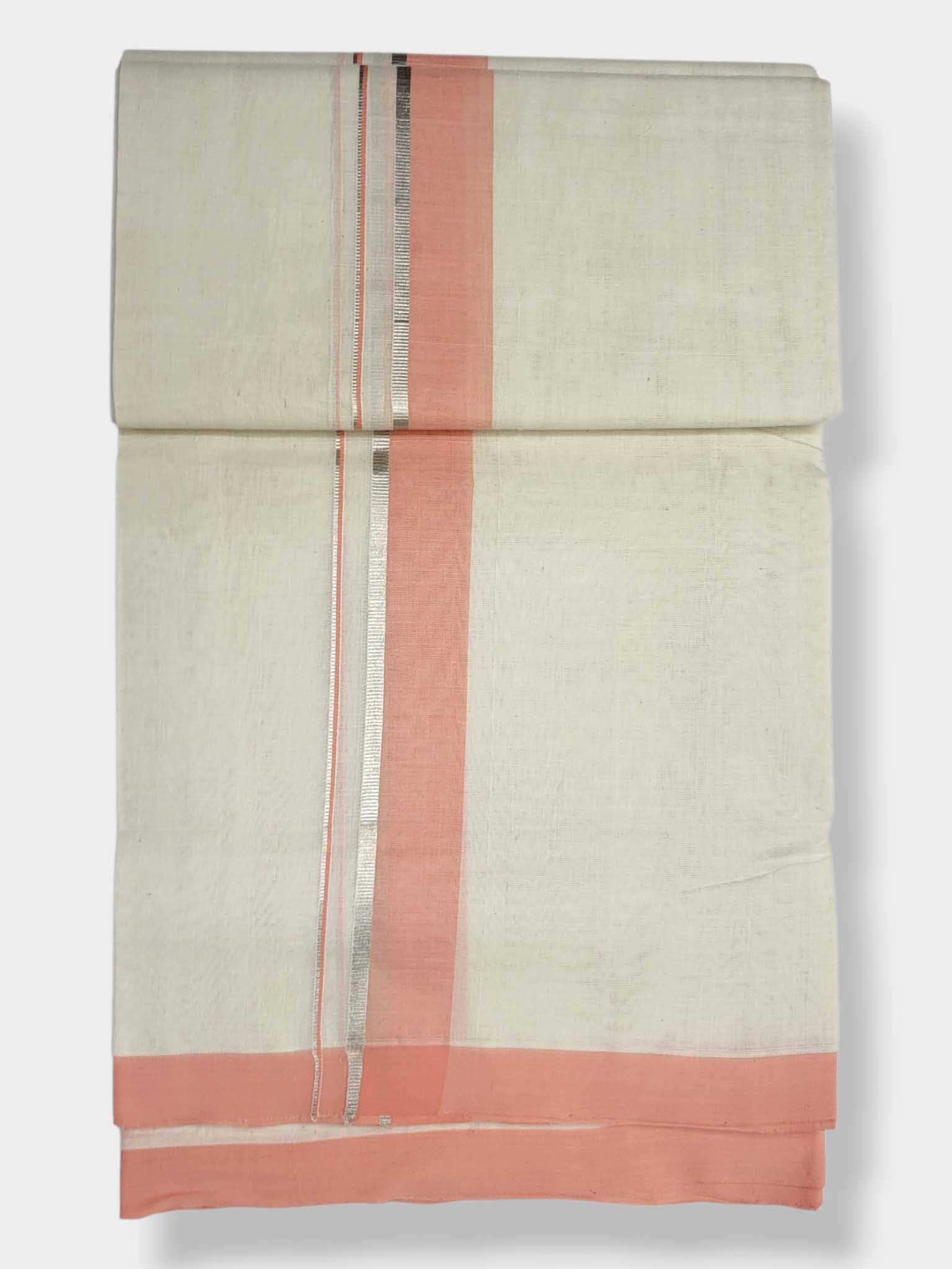 Kerala Balaramapuram Pure Cotton Handloom Mundu/Dhoti