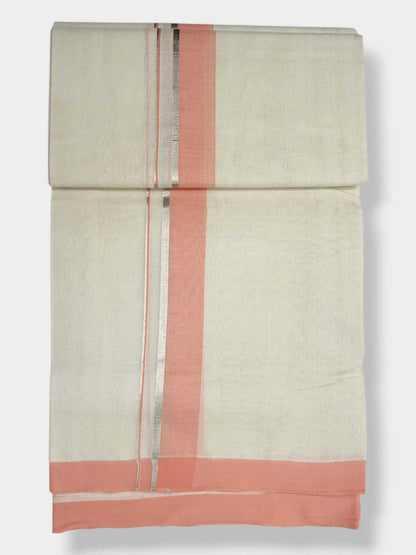 Kerala Balaramapuram Pure Cotton Handloom Mundu/Dhoti