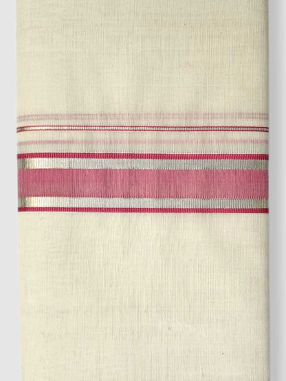 Kerala Balaramapuram Pure Cotton Handloom Mundu/Dhoti