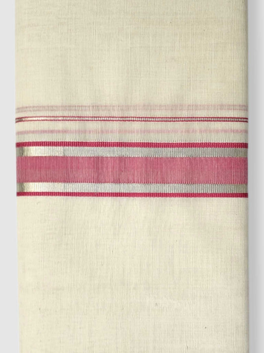 Kerala Balaramapuram Pure Cotton Handloom Mundu/Dhoti