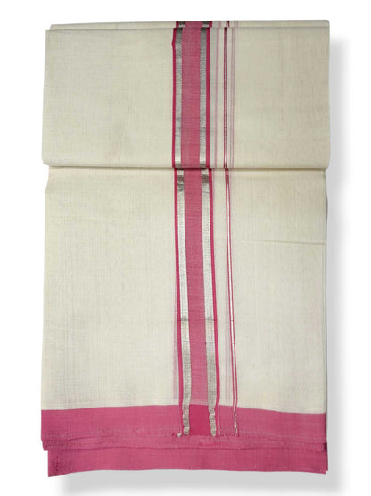 Kerala Balaramapuram Pure Cotton Handloom Mundu/Dhoti