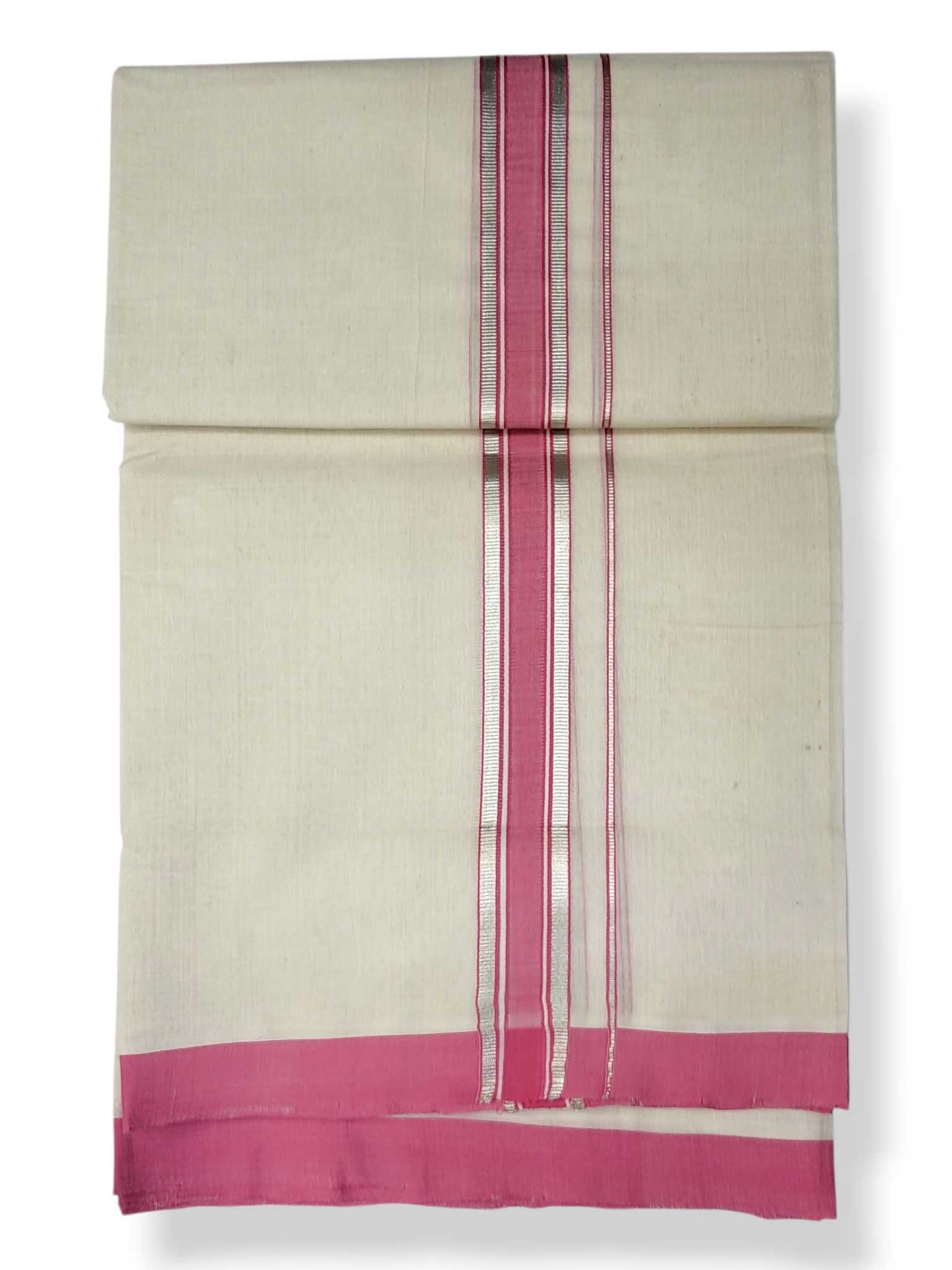 Kerala Balaramapuram Pure Cotton Handloom Mundu/Dhoti