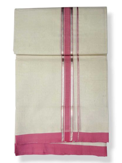 Kerala Balaramapuram Pure Cotton Handloom Mundu/Dhoti