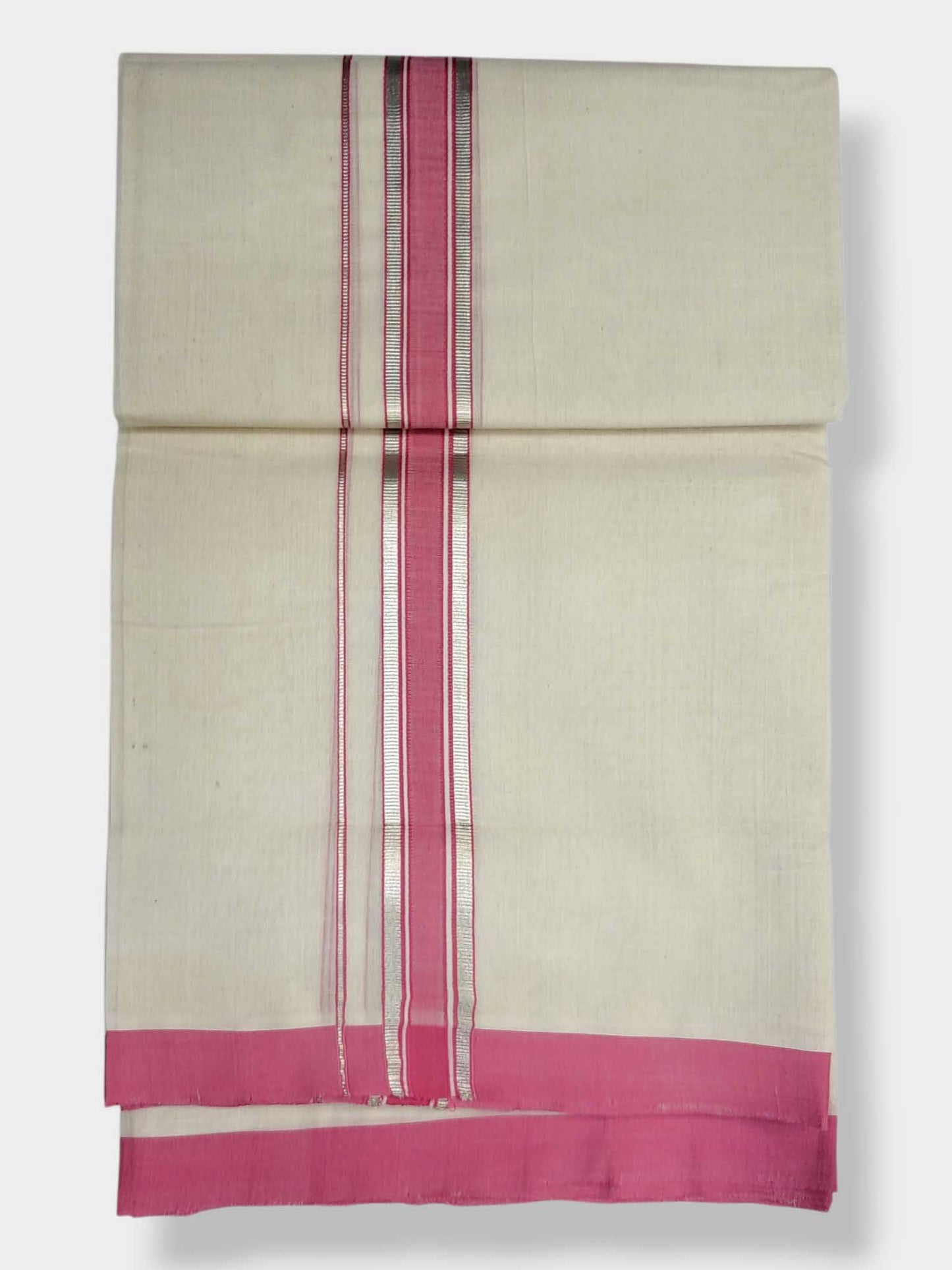 Kerala Balaramapuram Pure Cotton Handloom Mundu/Dhoti