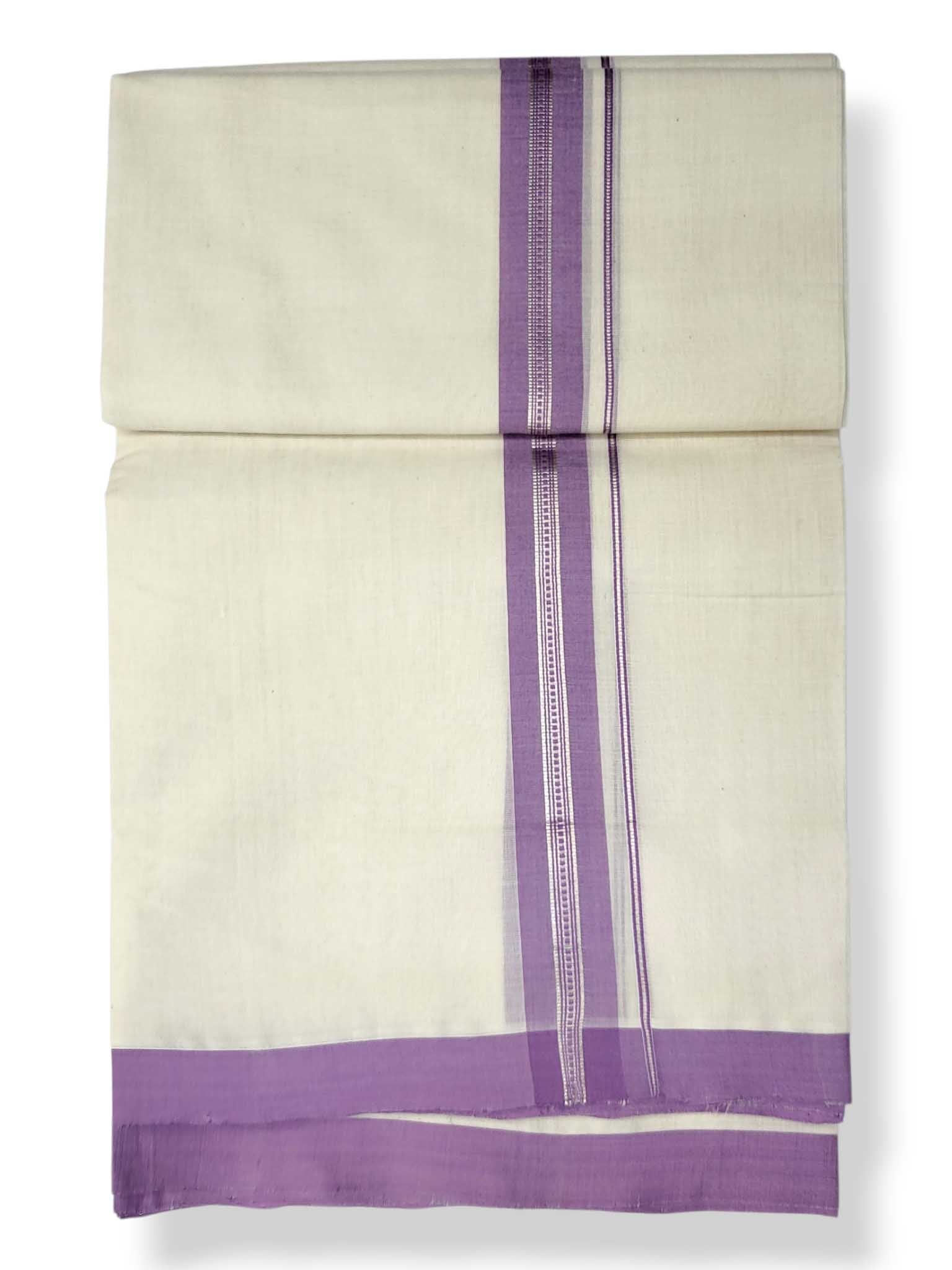 Kerala Balaramapuram Pure Cotton Handloom Mundu/Dhoti