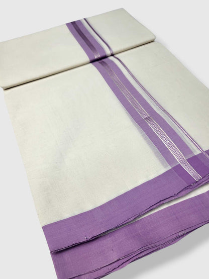 Kerala Balaramapuram Pure Cotton Handloom Mundu/Dhoti