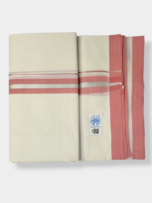 Kerala Balaramapuram Pure Cotton Handloom Mundu/Dhoti