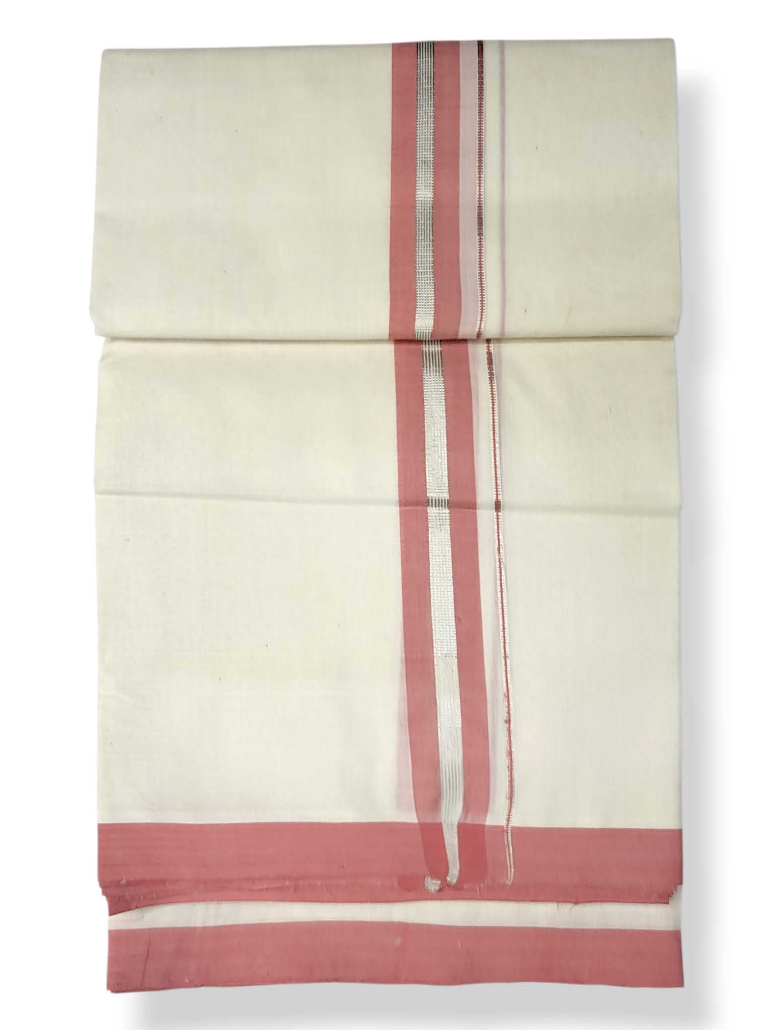 Kerala Balaramapuram Pure Cotton Handloom Mundu/Dhoti