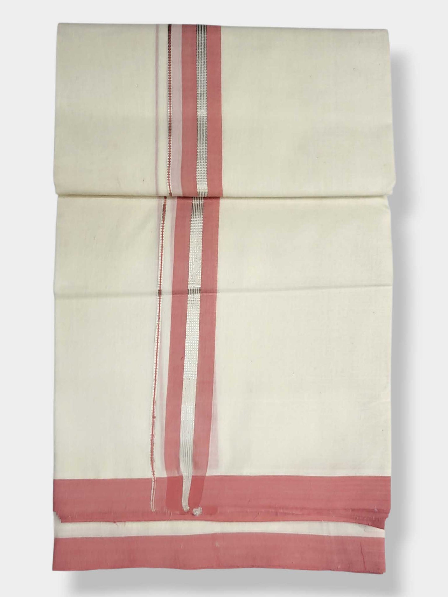 Kerala Balaramapuram Pure Cotton Handloom Mundu/Dhoti