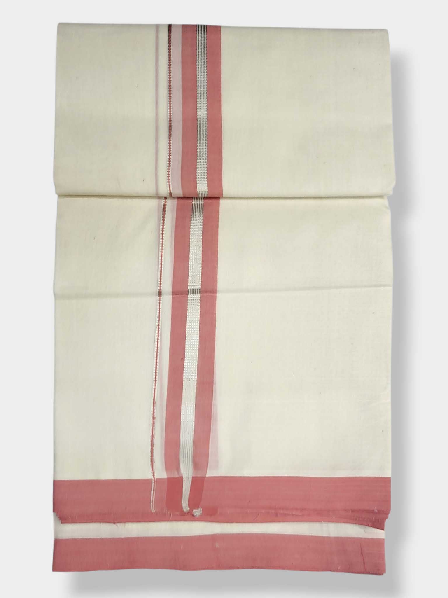 Kerala Balaramapuram Pure Cotton Handloom Mundu/Dhoti