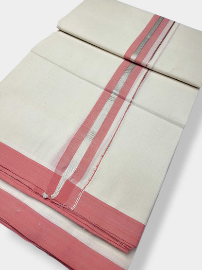 Kerala Balaramapuram Pure Cotton Handloom Mundu/Dhoti
