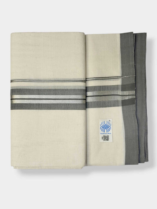 Kerala Balaramapuram Pure Cotton Handloom Mundu/Dhoti