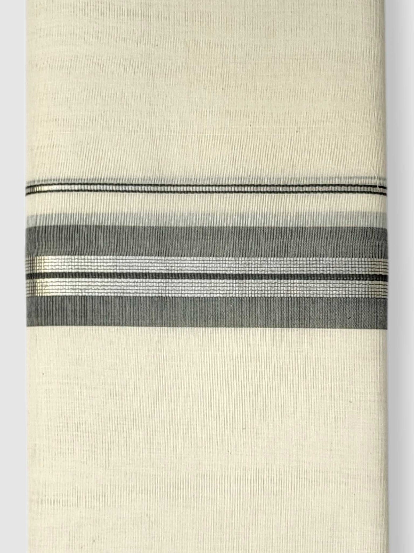 Kerala Balaramapuram Pure Cotton Handloom Mundu/Dhoti