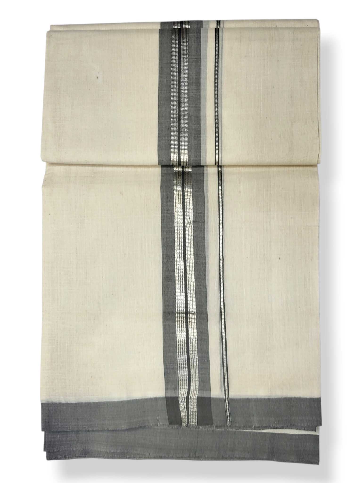 Kerala Balaramapuram Pure Cotton Handloom Mundu/Dhoti