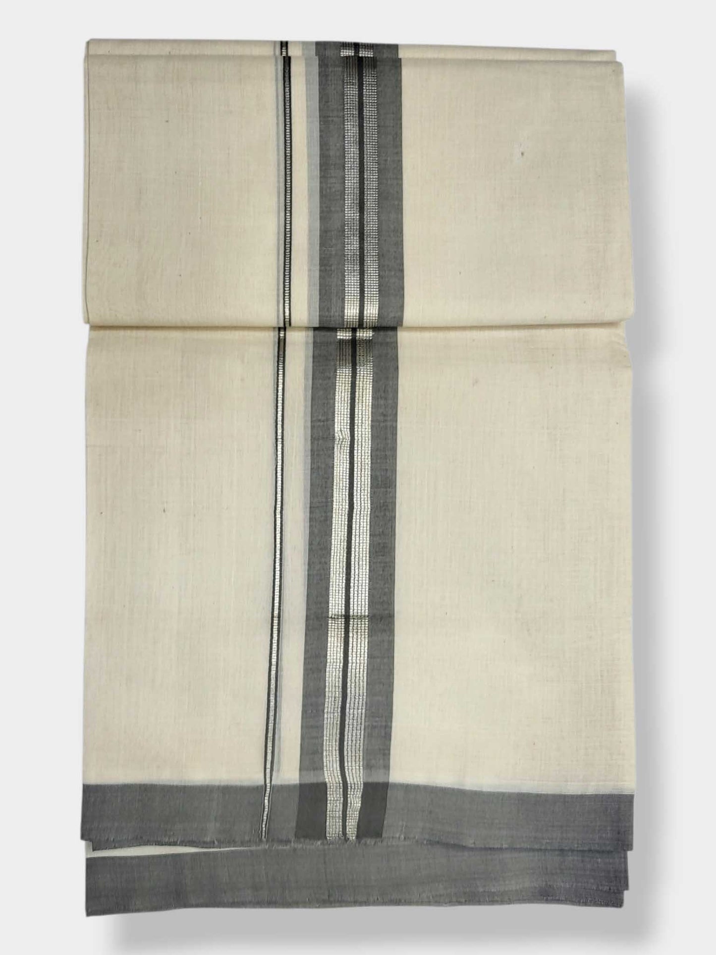 Kerala Balaramapuram Pure Cotton Handloom Mundu/Dhoti